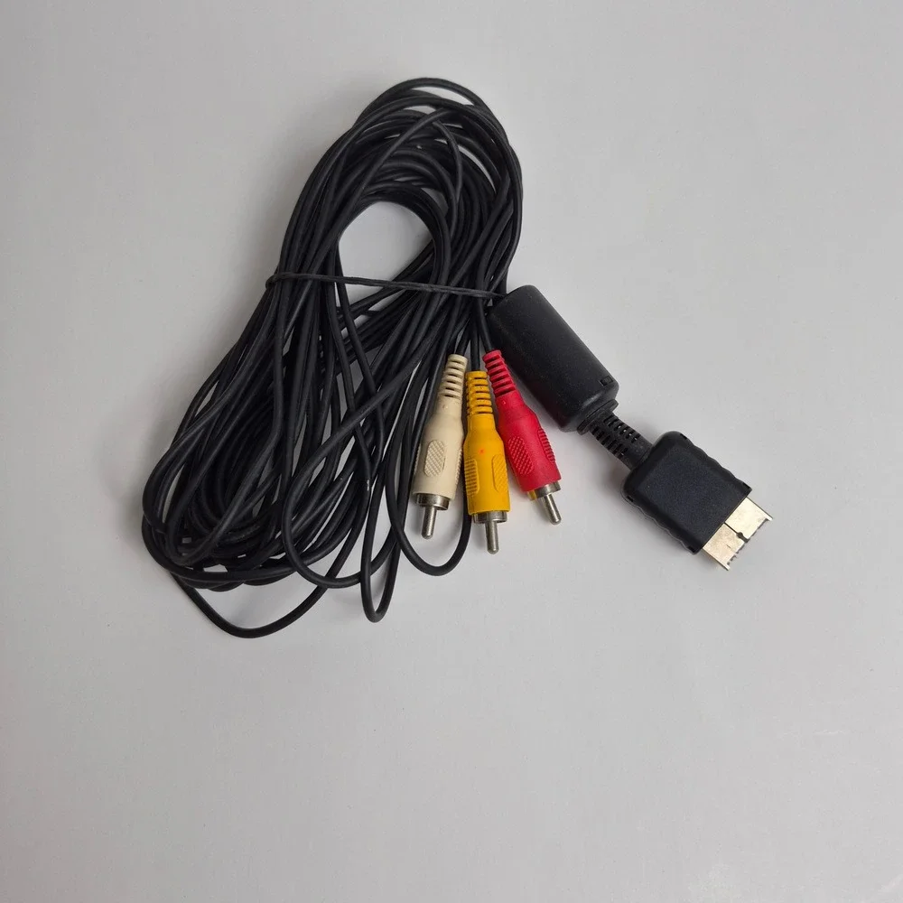 Sony PlayStation AV Cable Composite RCA Audio Video PS1 PS2 PS3 OEM 97 Inch